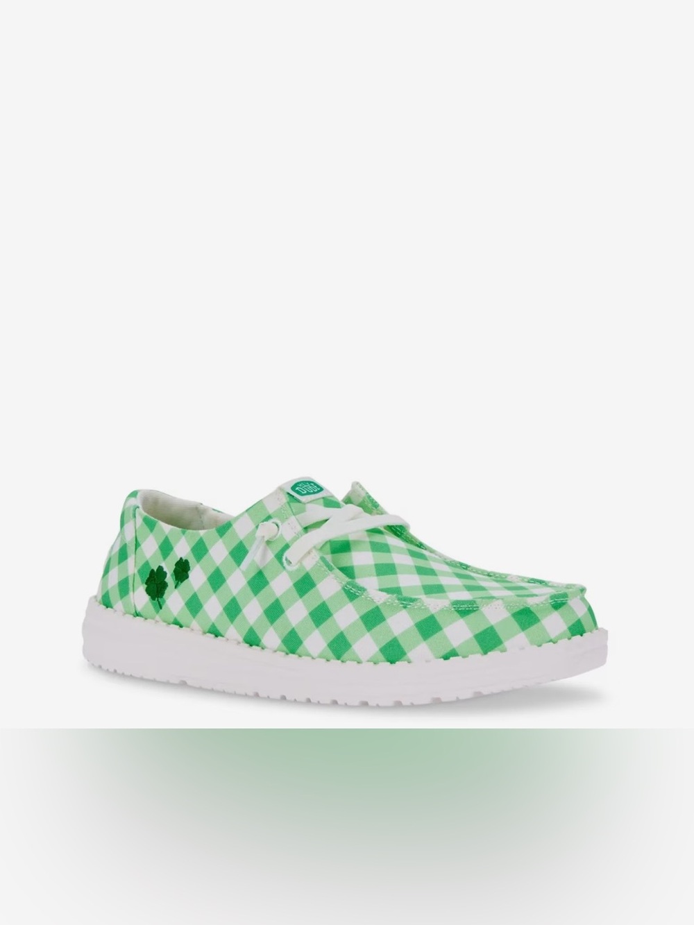 NWOT Hey Dude Wendy Shamrock Slip-On Shoes Women’s Size 11